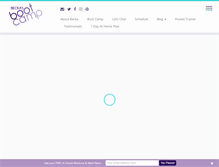 Tablet Screenshot of beckasbootcamp.com